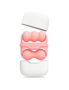 Rodillo de Hielo Facial SOICY 2 en 1 Rosa para Alivio