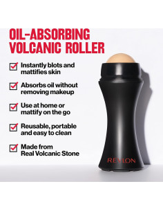 Rodillo Facial Revlon Volcánico, Absorbe Aceite, Reutilizable 2