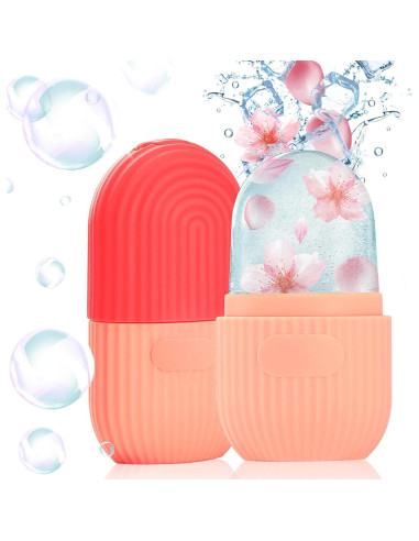 Rodillo de Hielo Facial IMEASY Rojo para Cuidado de Piel