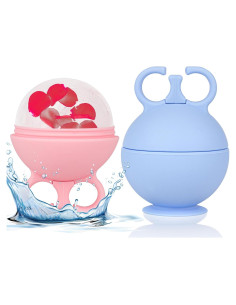 Rodillo de Hielo Facial IMPORX 2 Piezas Rosa y Azul