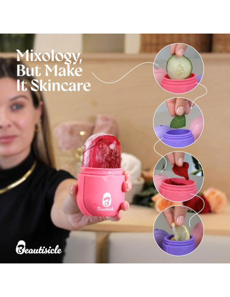 Rodillo de Hielo Beautisicle - Paquete de 2 Rodillos Faciales Rodillo de Hielo Beautisicle - Paquete de 2 Rodillos Faciales
