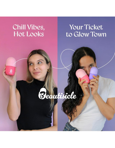 Rodillo de Hielo Beautisicle - Paquete de 2 Rodillos Faciales