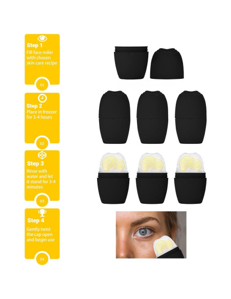 Rodillo de Hielo Facial Reclua 2Pack para Cuidado de Piel