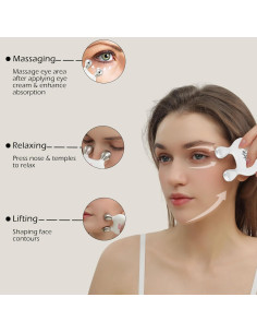 Rascador Gua Sha Conejo PFEFE Acero Inoxidable 6.35x6.60cm 2