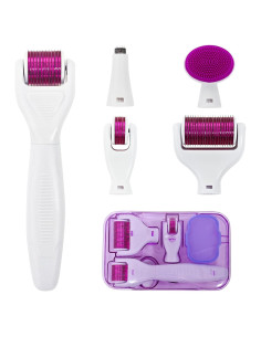 Rodillo Derma Anzqul 6 en 1 para Cabello y Barba