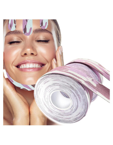 Cinta Kinesiológica Facial Akissos 2.5cm x 5m - Antiarrugas