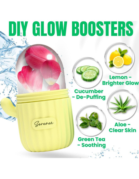 Rodillo de Hielo Serenex para Cara y Ojos - Silicona Hipoalergénica