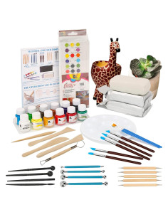 Kit de Cerámica GGsimidale para Adultos - Arcilla y Pintura