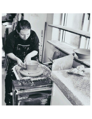 Juego de Azúcar y Crema Castle Arch Verde 10oz Hecho a Mano