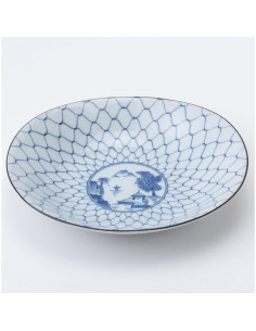 Plato Ovalado Saikai Pottery 31302 Japonés 22x20cm 5 Patrones 2