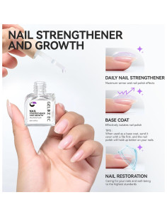 Endurecedor de Uñas Gelike EC 8 en 1 Natural Extra Fuerte 2