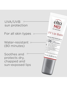 Bálsamo Labial EltaMD con Protector Solar 8,89cm Hidrata 2