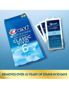 Crest 3D Whitestrips Clásico Vivo - Kit Blanqueador Dental 20 Tiras 2