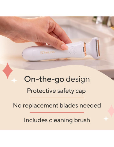 Depiladora Inalámbrica Finishing Touch para Axilas Sensibles