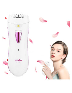 Epilador Facial Portátil Lyndops KD190R con Luz LED