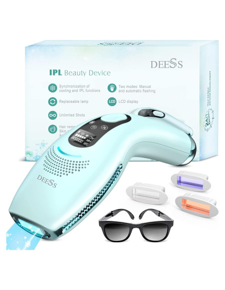 DEESS Removedor de Vello IPL GP590 con Enfriamiento Indoloro