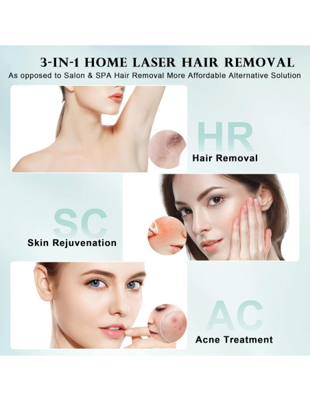 DEESS Removedor de Vello IPL GP590 con Enfriamiento Indoloro