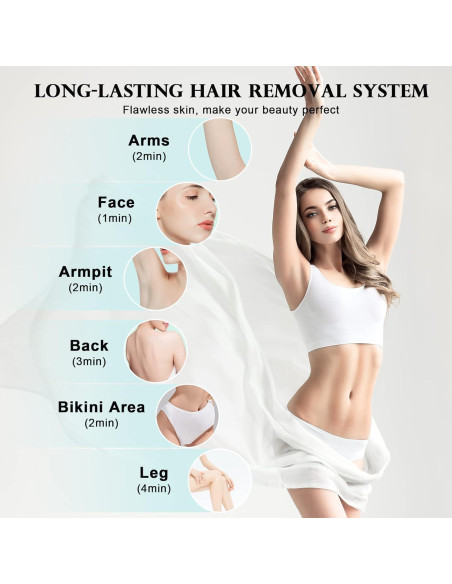 DEESS Removedor de Vello IPL GP590 con Enfriamiento Indoloro