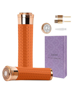 Removedor de Vello Facial Lurini Recargable Indoloro Naranja