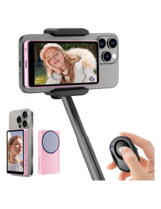 Monitor de Vlog Magnético 4K Rosa para Teléfono iPhone/Android