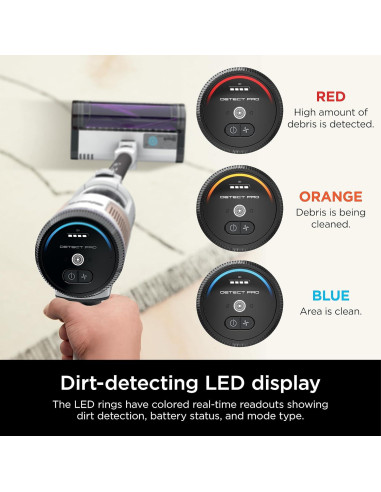 Aspiradora Inalámbrica Shark IW1111 con Filtro HEPA y Batería