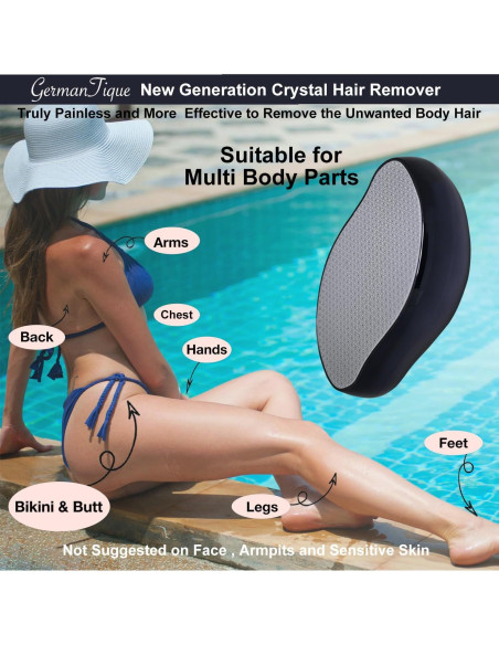 Borrador de Vello Germantique Negro Nano Cristal Reutilizable