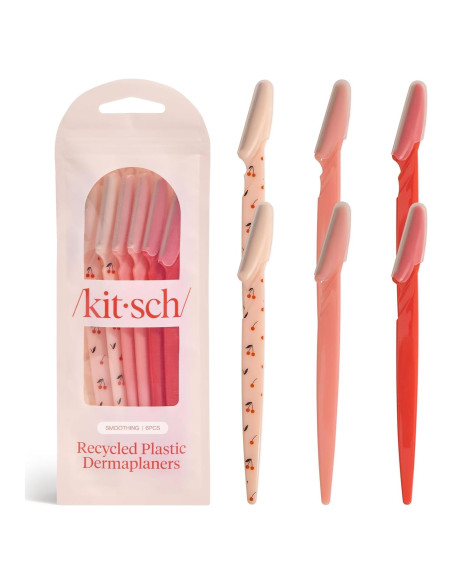 Navajas Dermaplaning Kitsch - 6 Piezas Exfoliantes