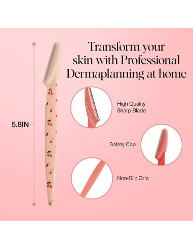 Navajas Dermaplaning Kitsch - 6 Piezas Exfoliantes