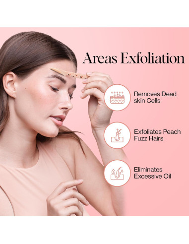 Navajas Dermaplaning Kitsch - 6 Piezas Exfoliantes