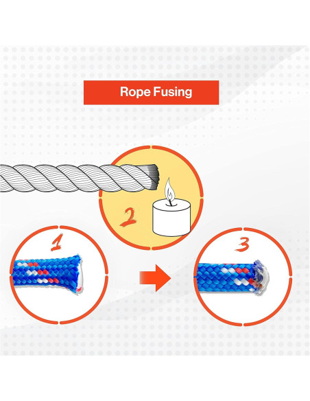 Cuerda Polipropileno Trenzada Wellmax 30,48 m Resistente UV