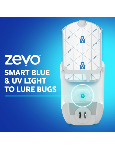 Trampa de Insectos Zevo Modelo 4 - 1 Dispositivo y 3 Cartuchos