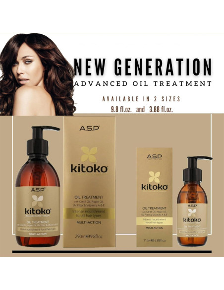 Tratamiento Capilar A.S.P Kitoko Aceite 115ml Nutrición Intensa