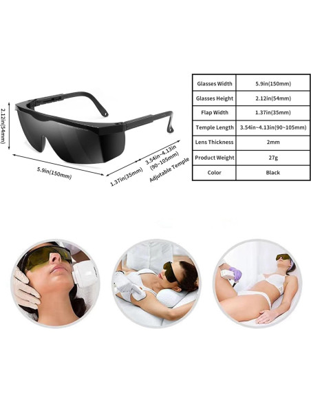 Gafas de seguridad Alsenor IPL para protección ocular láser