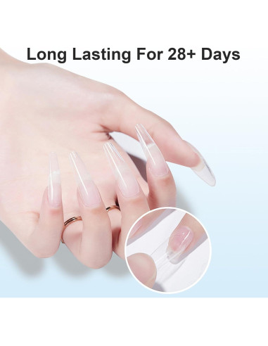 Gel de Pegamento para Uñas GazePlus 30ml Claro Duradero