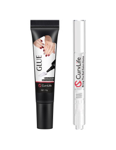 Gel de Pegamento Semisólido Curvlife 10g con Removedor 5ml