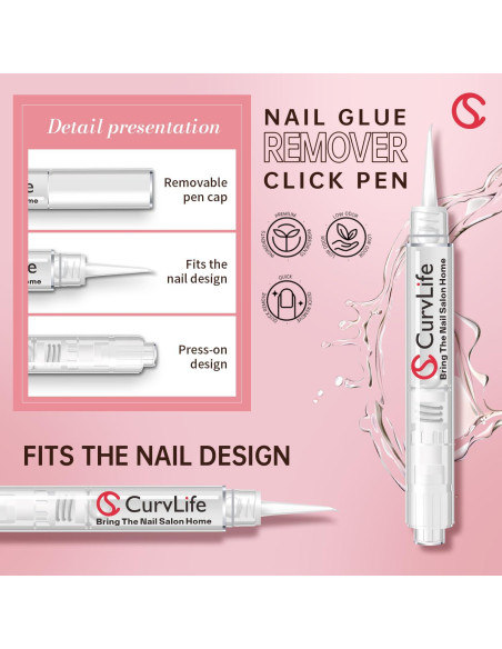 Gel de Pegamento Semisólido Curvlife 10g con Removedor 5ml