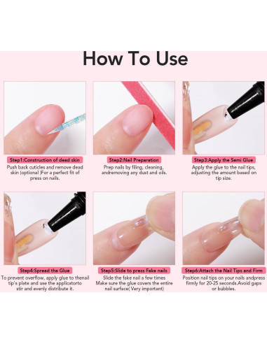 Gel de Pegamento Semisólido Curvlife 10g con Removedor 5ml