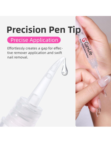 Gel de Pegamento Semisólido Curvlife 10g con Removedor 5ml