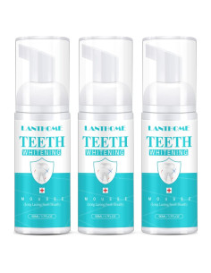 Espuma Blanqueadora Dental LANTHOME 3PCS Efecto Múltiple