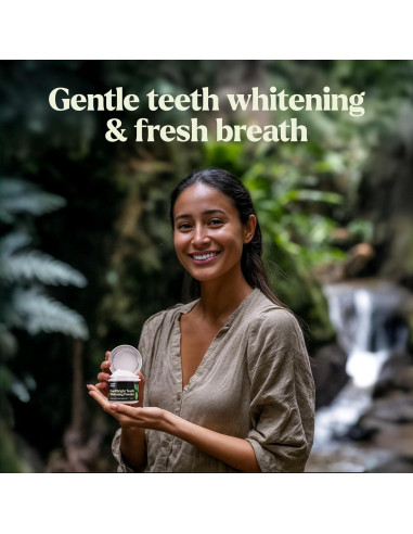 Polvo Blanqueador de Dientes Lagunamoon 50g Menta Esmeralda