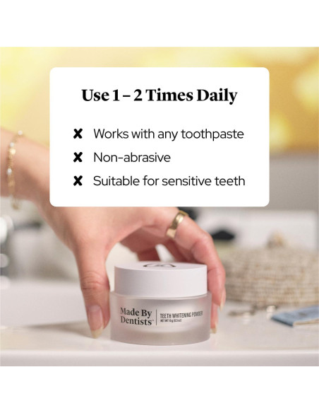 Polvo Blanqueador de Dientes - Hidroxiapatita 14g