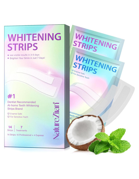 Tiras Blanqueadoras NATURE ZIRAN 14pcs Dientes Sensibles