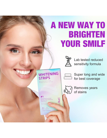 Tiras Blanqueadoras NATURE ZIRAN 14pcs Dientes Sensibles