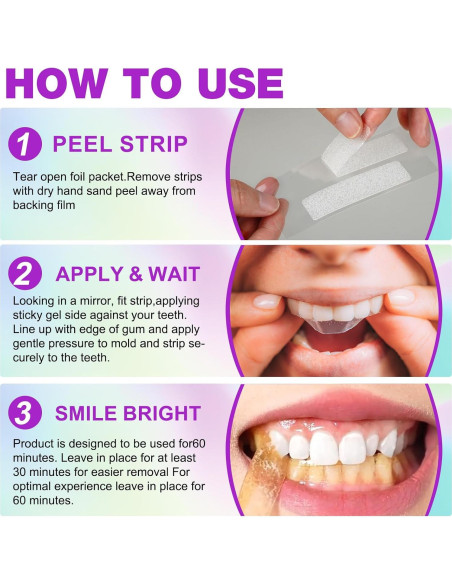 Tiras Blanqueadoras NATURE ZIRAN 14pcs Dientes Sensibles