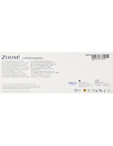 Bolígrafos Blanqueadores Dental Zoom - 2 Unidades