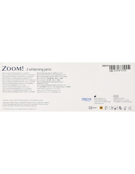 Bolígrafos Blanqueadores Dental Zoom - 2 Unidades