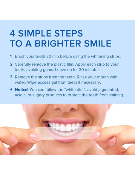 Tiras Blanqueadoras MAREE para Dientes Sensibles - 28 Pzas