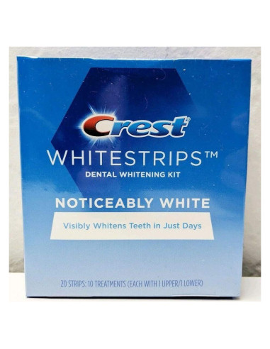 Crest Whitestrips Notablemente Blanco - 20 Tiras para Blanqueo