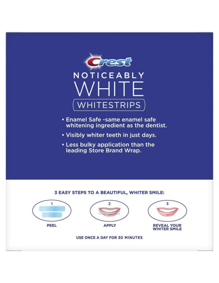 Crest Whitestrips Notablemente Blanco - 20 Tiras para Blanqueo
