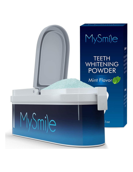 Polvo Blanqueador de Dientes MySmile 40g Natural Menta